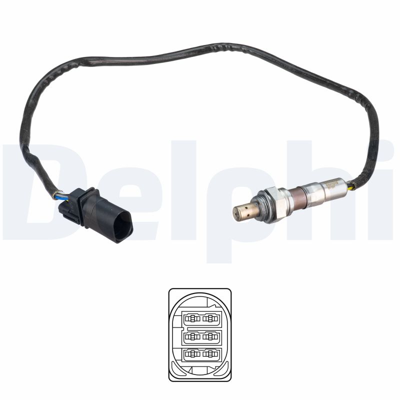 DELPHI DELES21219-12B1 Lambdaszonda, érzékelő, jeladó