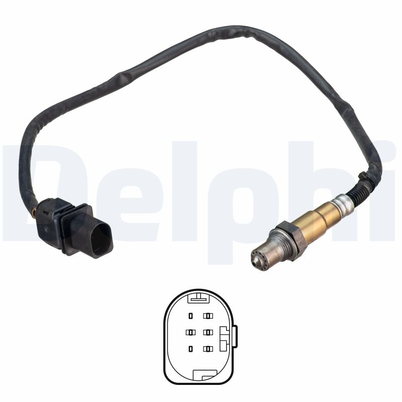 DELPHI DELES21293-12B1 Lambdaszonda, érzékelő, jeladó