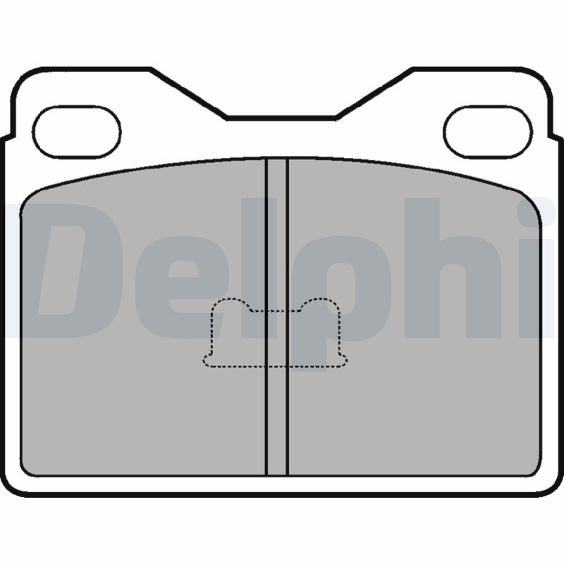 DELPHI LP145 Fékbetét készlet, tárcsafék