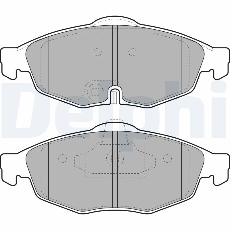 DELPHI LP1963 Fékbetét készlet, tárcsafék