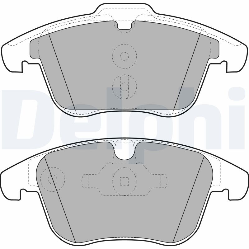 DELPHI LP1967 Fékbetét készlet, tárcsafék