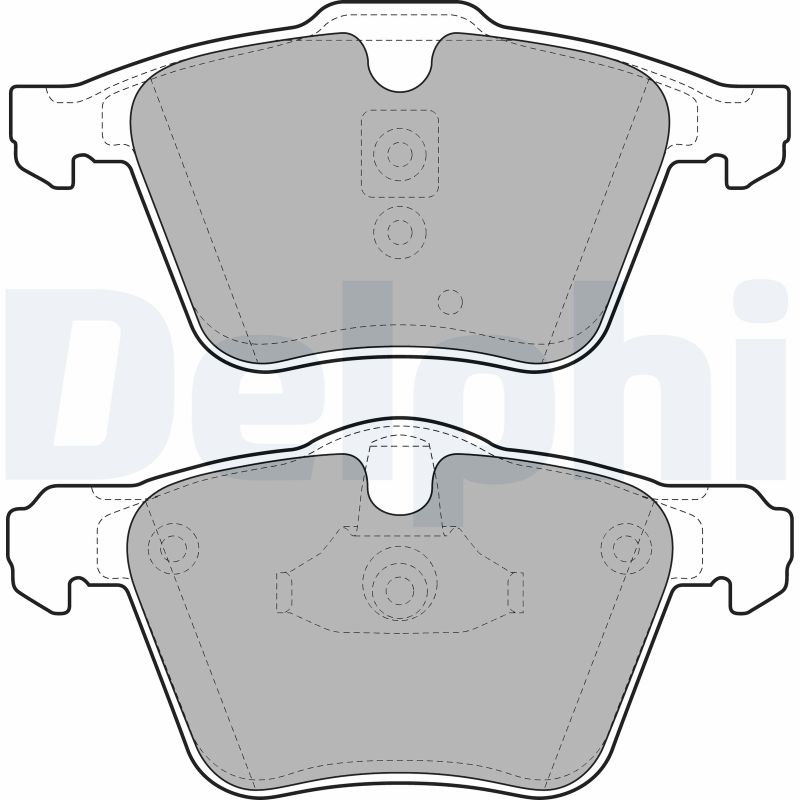 DELPHI LP1968 Fékbetét készlet, tárcsafék