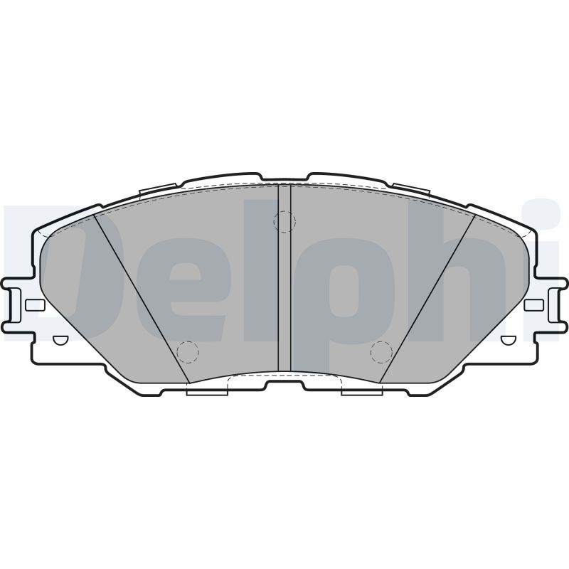 DELPHI LP2003 Fékbetét készlet, tárcsafék