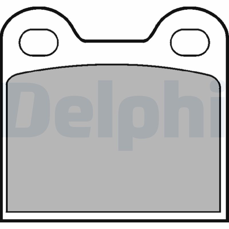 DELPHI DELLP21 Fékbetét kézifékhez