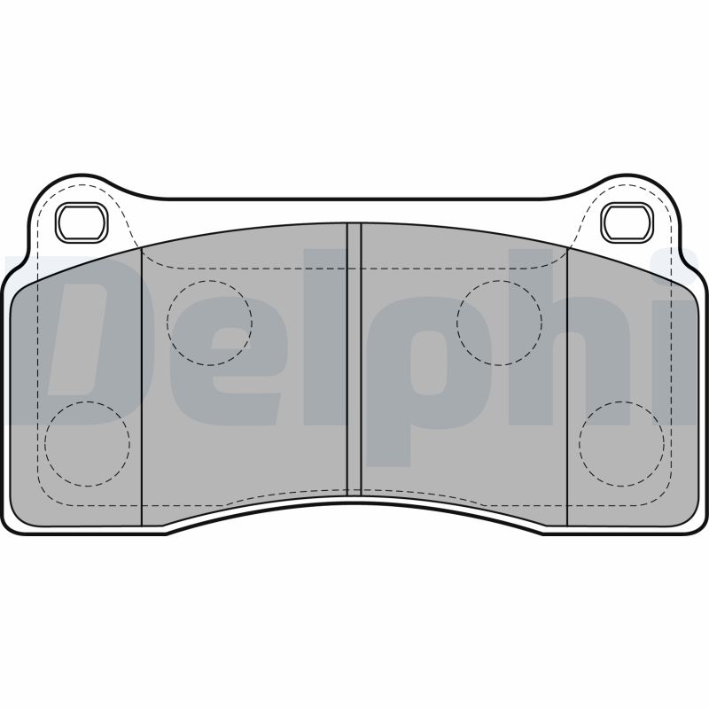 DELPHI LP2113 Fékbetét készlet, tárcsafék