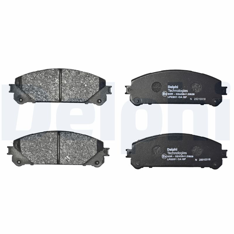 DELPHI DELLP2201 Fékbetét kézifékhez