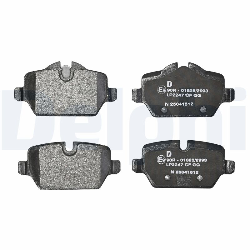 DELPHI LP2247 Fékbetét készlet, tárcsafék