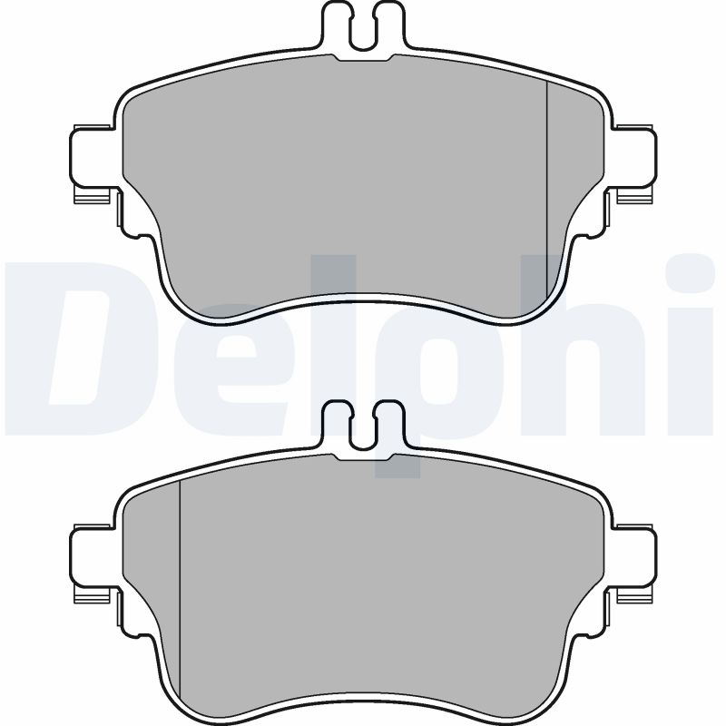 DELPHI LP2442 Fékbetét készlet, tárcsafék