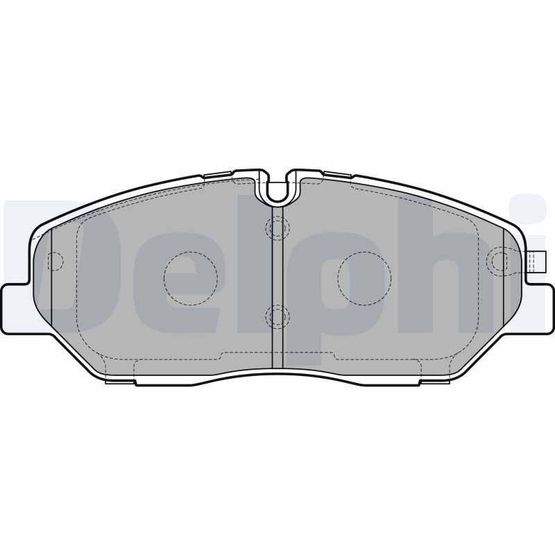 DELPHI LP3293 Fékbetét készlet, tárcsafék