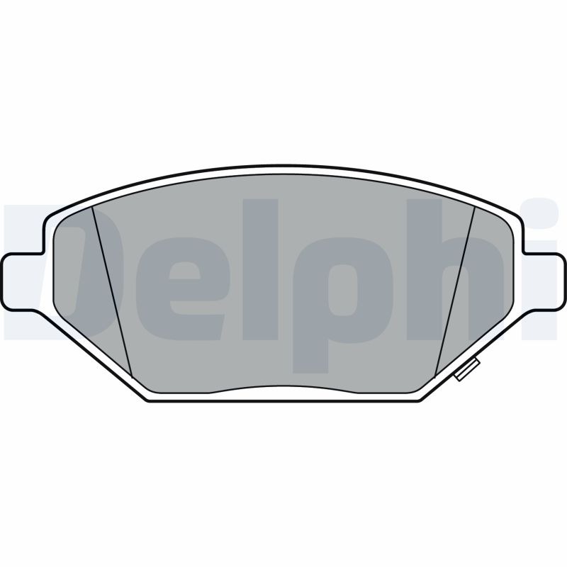 DELPHI DELLP3301 Fékbetét kézifékhez
