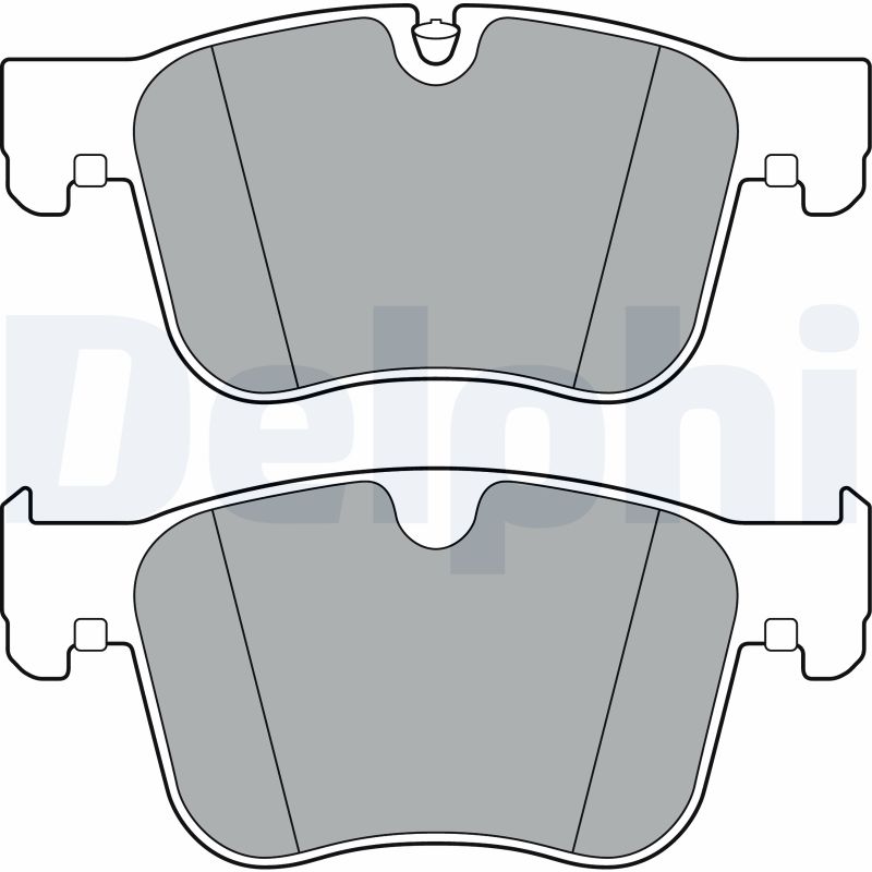 DELPHI LP3384 Fékbetét készlet, tárcsafék
