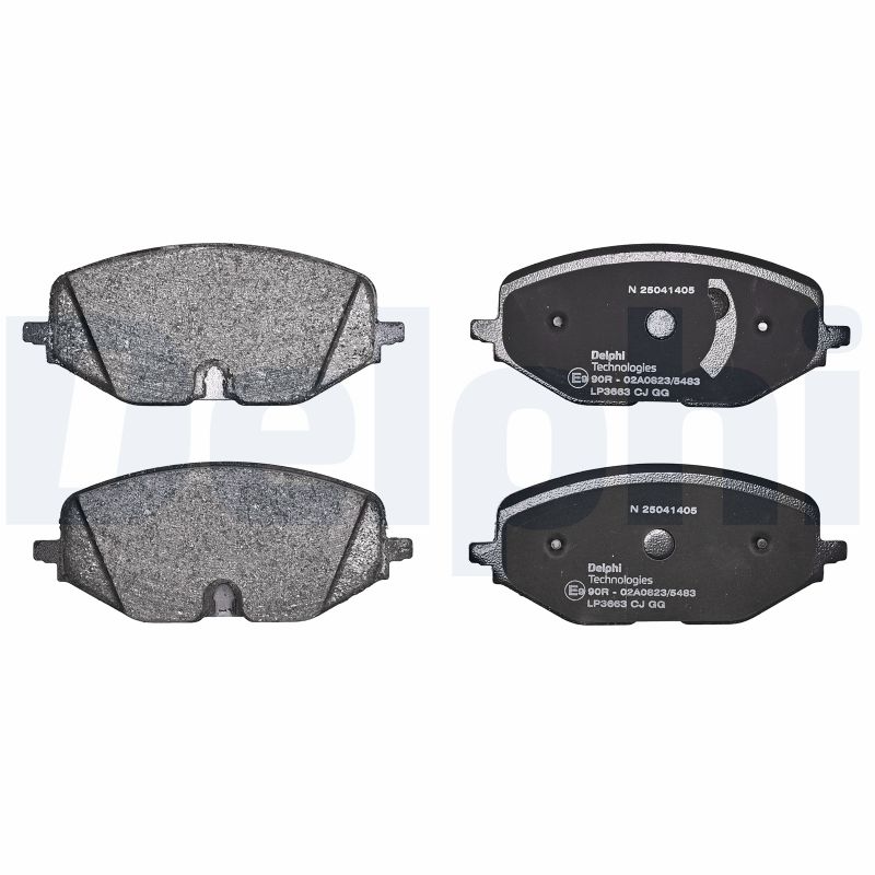 DELPHI 1004040031 LP3663 - Első fékbetét készlet