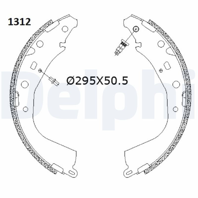 DELPHI LS2187 LS2187 SET SABOTI FRANA DELPHI