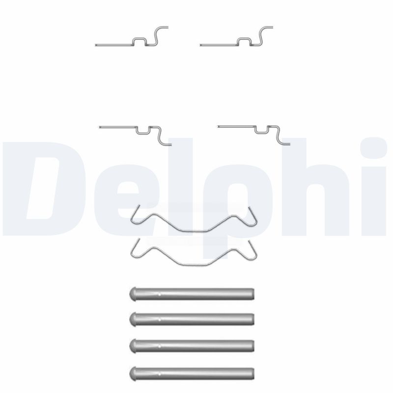 DELPHI DELLX0435 Rögzítő készlet fékbetéthez