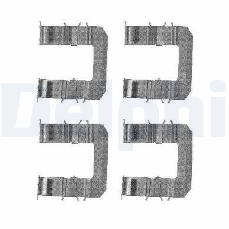 DELPHI DELLX0483 Rögzítő készlet fékbetéthez