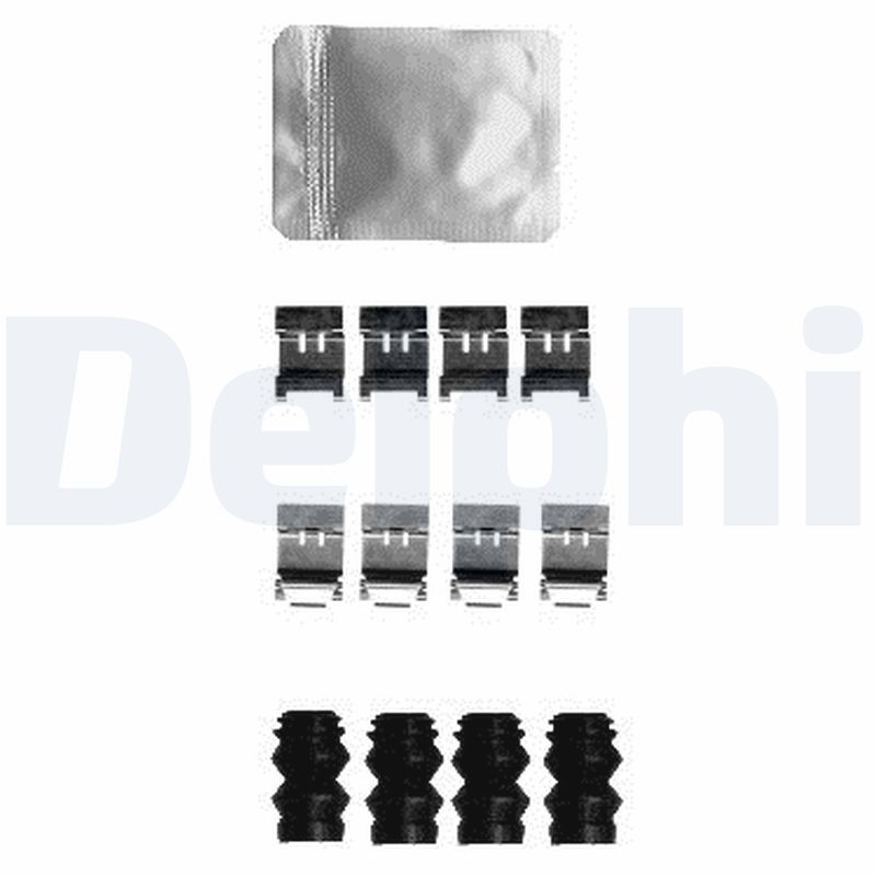 DELPHI DELLX0593 Rögzítő készlet fékbetéthez
