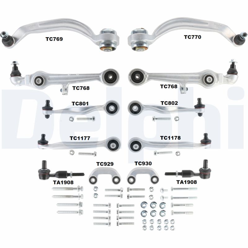 DELPHI TC1400KIT Lengőkar szett, készlet