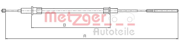 METZGER 10.4153 10.4153 HUZAL, RÖGZÍTOFÉK - METZGER