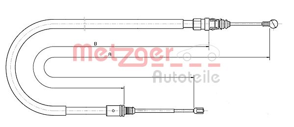 METZGER 10.6224 10.6224 HUZAL, RÖGZÍTOFÉK - METZGER