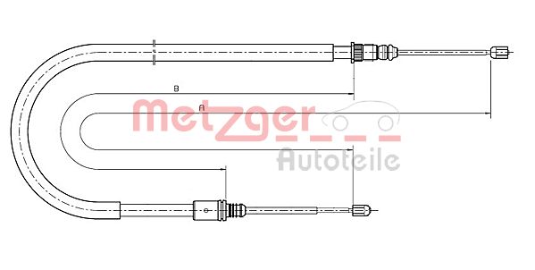 METZGER 10.6791 10.6791 HUZAL, RÖGZÍTOFÉK - METZGER