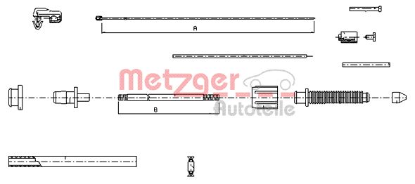 METZGER 10.0382 10.0382 CABLU ACCELERATIE METZGER