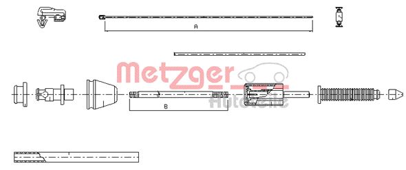 METZGER 10.0383 10.0383 GÁZBOWDEN - METZGER