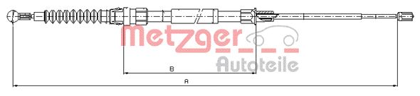 METZGER 10.7626 10.7626 HUZAL, RÖGZÍTOFÉK - METZGER