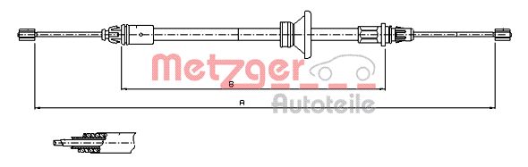 METZGER 11.6801 11.6801 HUZAL, RÖGZÍTOFÉK - METZGER