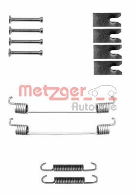 METZGER 105-0827 Tartozék készlet fékpofához, rugókészlet