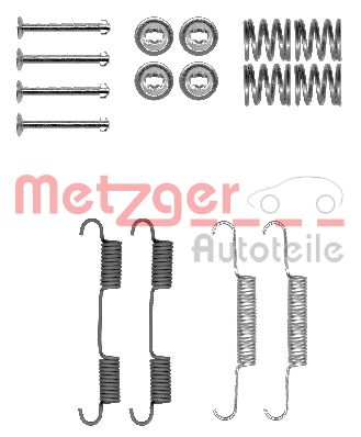 METZGER 105-0896 Tartozék készlet fékpofához, rugókészlet