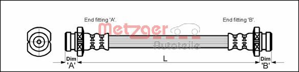 METZGER 4110611 4110611 FÉKCSO - METZGER