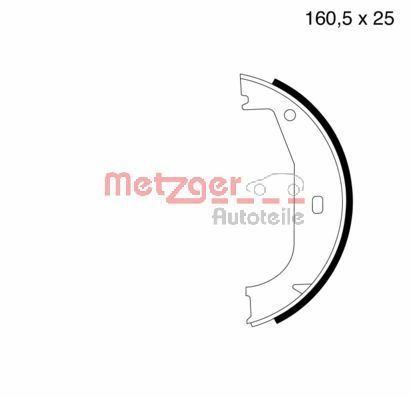 METZGER MG 626 MG 626 FÉKPOFAKÉSZLET, RÖGZÍTOFÉK - METZGER