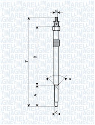 MAGNETI MARELLI 141566 62900024304 - Izzítógyertya