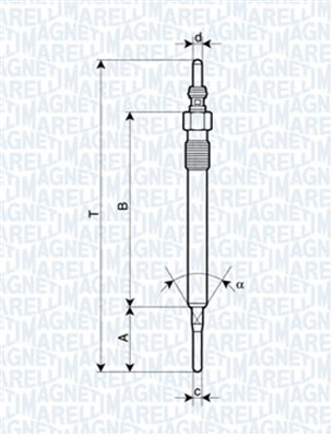 MAGNETI MARELLI UY7A izzítógyertya