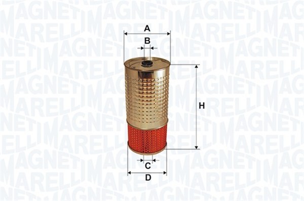 MAGNETI MARELLI MMA71760682 Olajszűrő
