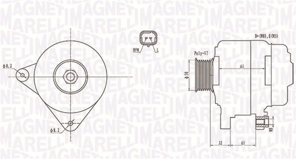 MAGNETI MARELLI MMAMQA1959 generátor