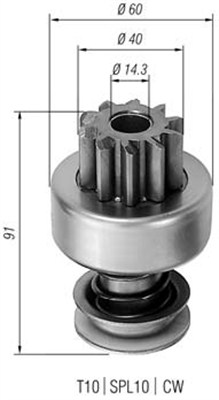 MAGNETI MARELLI AMB0120 FOGASKERÉK, ÖNINDÍTÓ