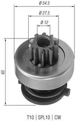 MAGNETI MARELLI AMB0166 FOGASKERÉK, ÖNINDÍTÓ