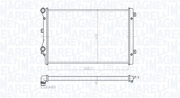 MAGNETI MARELLI MAR 350213852000 Vízhűtő