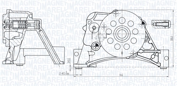 MAGNETI MARELLI MMAOP0152 olajaszivattyú