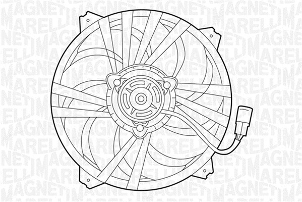 MAGNETI MARELLI 069422281010 Ventillátor, hűtőventillátor, ventillátor motor hűtőrendszerhez