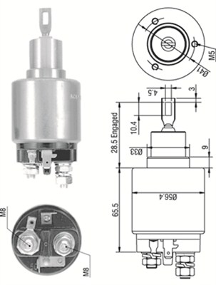 MAGNETI MARELLI MMAAME0270 mágneskapcsoló, önindító