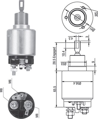 MAGNETI MARELLI MMAAME0271 mágneskapcsoló, önindító