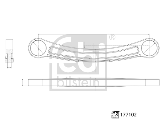 FEBI 403523 177102 - Lengőkar, trapézkar