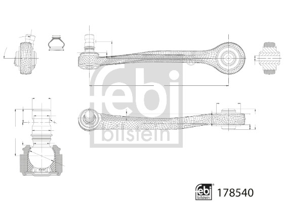 FEBI FE178540 lengőkar, kerékfelfüggesztés