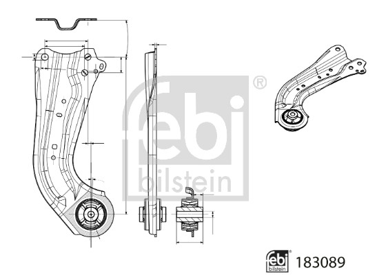 FEBI FE183089 lengőkar, kerékfelfüggesztés