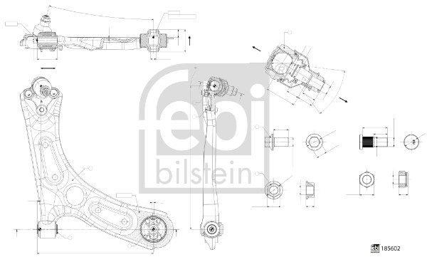 FEBI 501441 185602 VILICA KIA 185602 PR.D.CEED (CD) 1.0 T-GDI 2018->