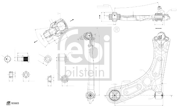 FEBI 501442 185603 VILICA KIA 185603 PR.L.CEED (CD) 1.0 T-GDI 2018->