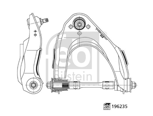 FEBI FE196235 WAHACZ FORD P. RANGER 06- LE GÓRNY
