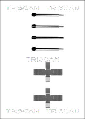 TRI 8105101288 tartozékkészlet, tárcsafékbetét